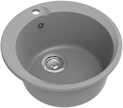 Ewigstein Мойка кухонная Rund 45 серый металлик – фотография-3